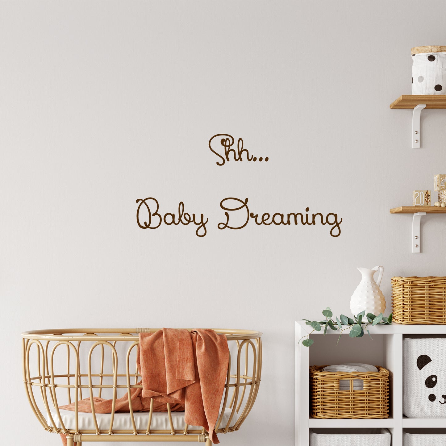 Shh...Baby dreaming | Wall quote-Wall quote-Adnil Creations