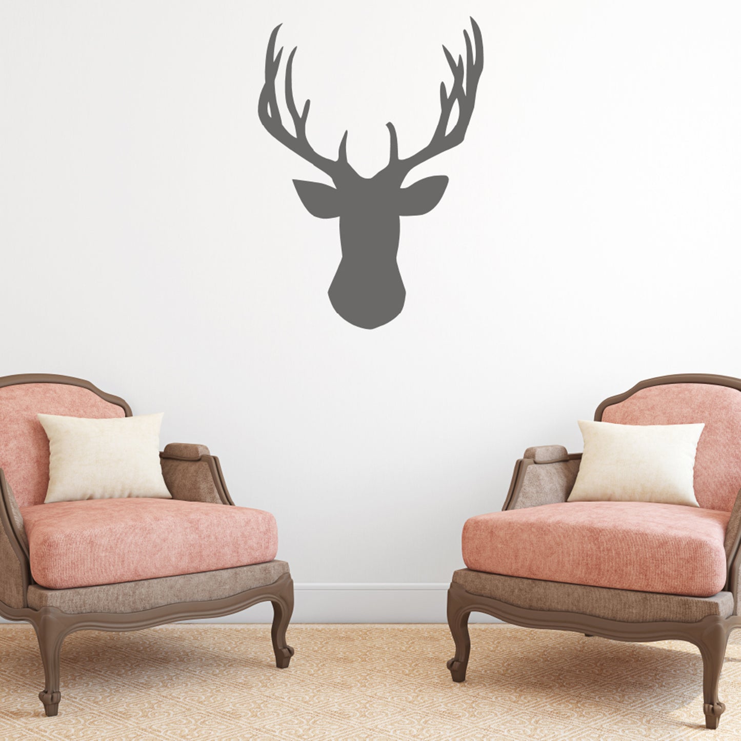 Stag head | Wall decal-Wall art-Adnil Creations