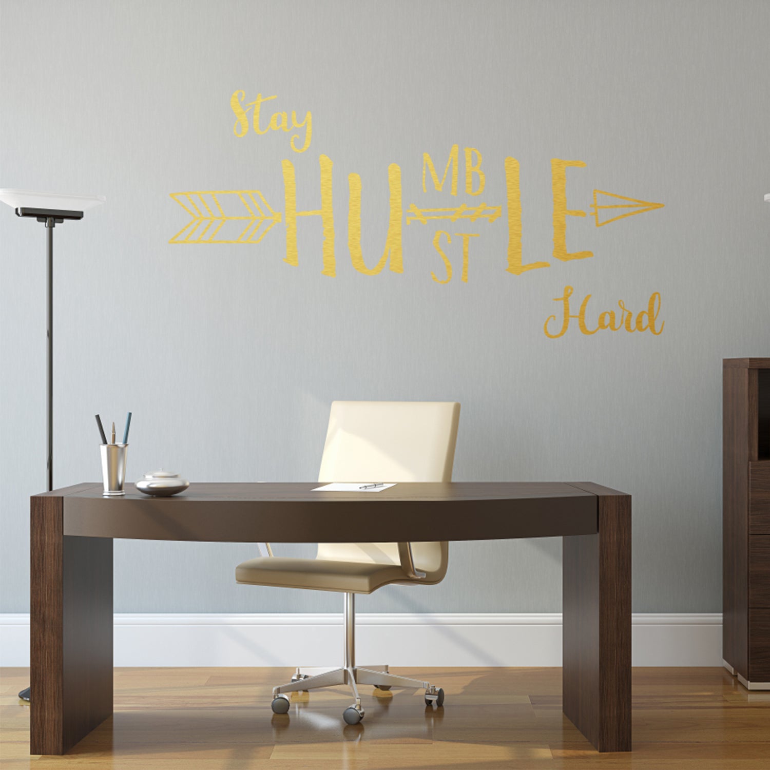 Stay humble hustle hard | Wall quote-Wall quote-Adnil Creations