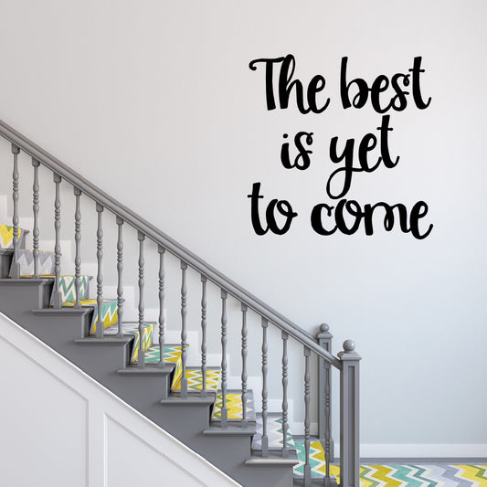 The best is yet to come | Wall quote-Wall quote-Adnil Creations