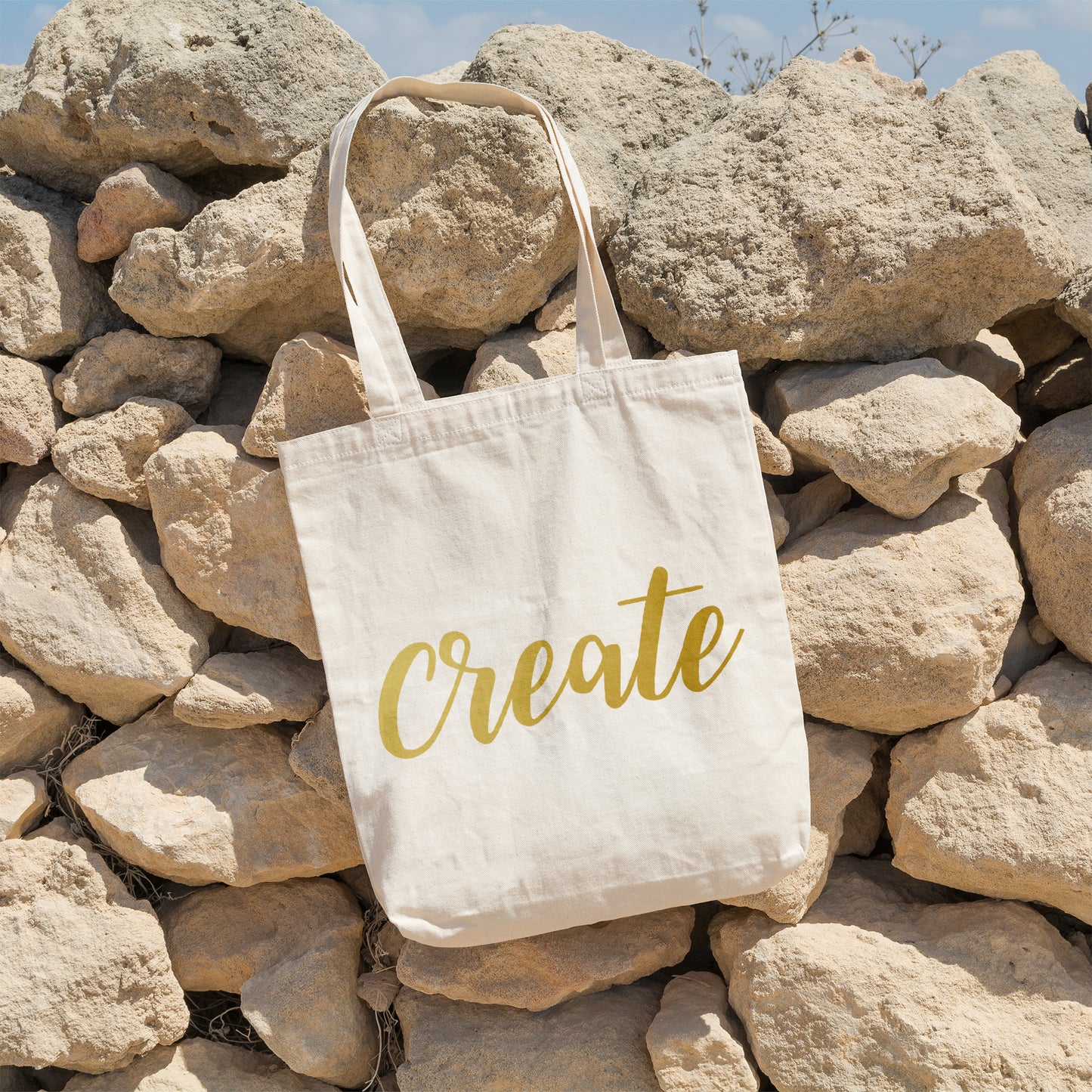 Create | 100% Organic Cotton tote bag