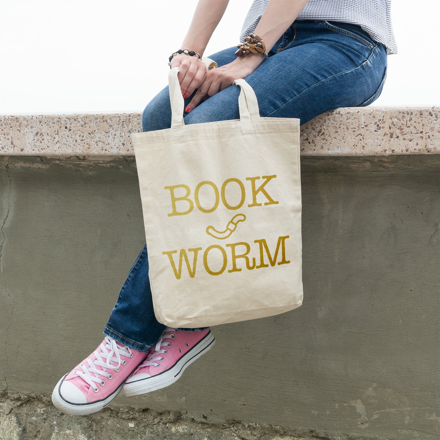 Bookworm | 100% Organic Cotton tote bag