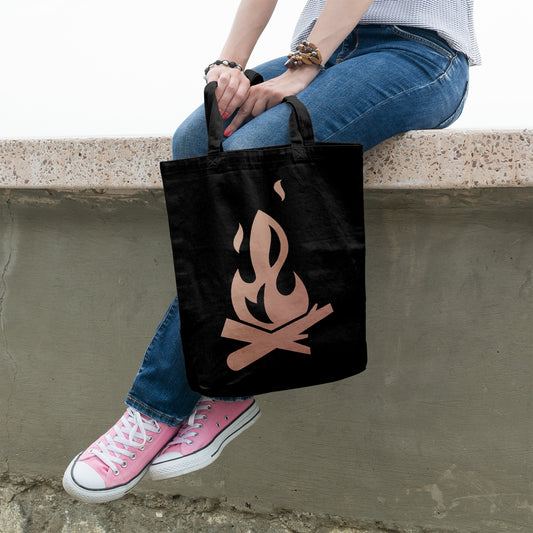 Campfire | 100% Organic Cotton tote bag