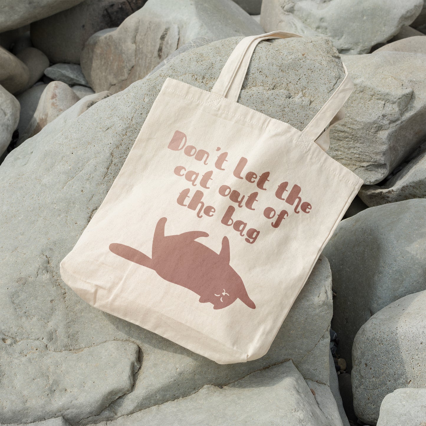 Don't let the cat out of the bag | 100% Organic Cotton tote bag