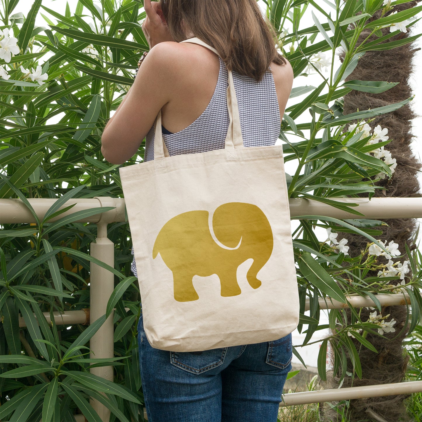 Elephant | 100% Organic Cotton tote bag