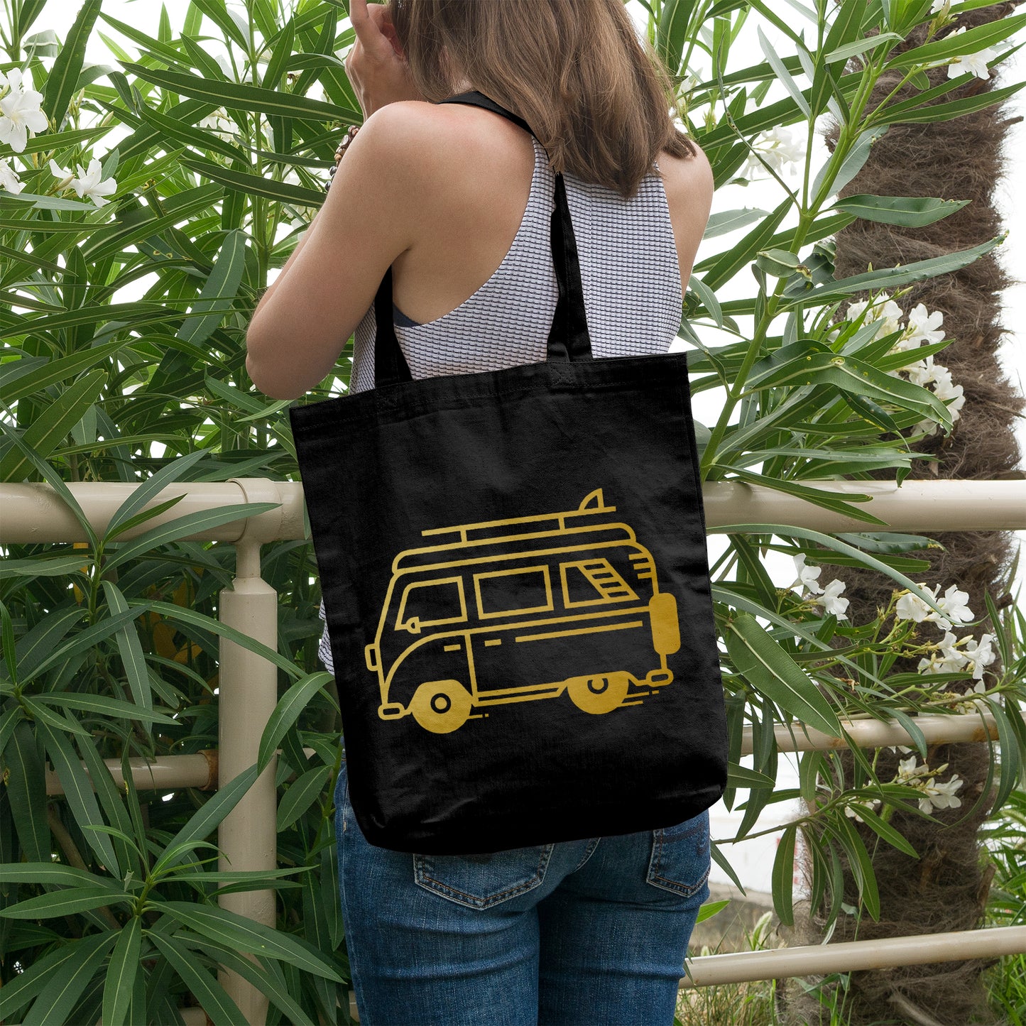 Camper van | 100% Organic Cotton tote bag