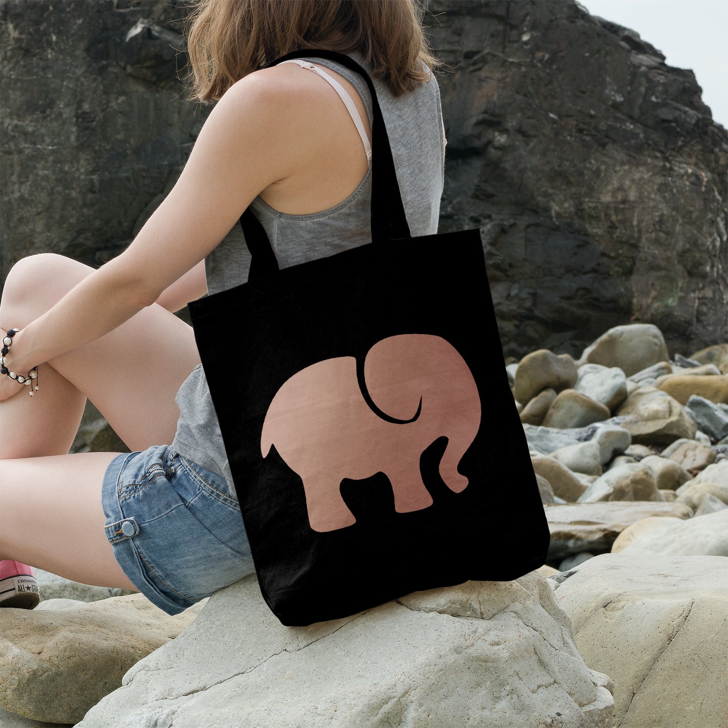 Elephant | 100% Organic Cotton tote bag