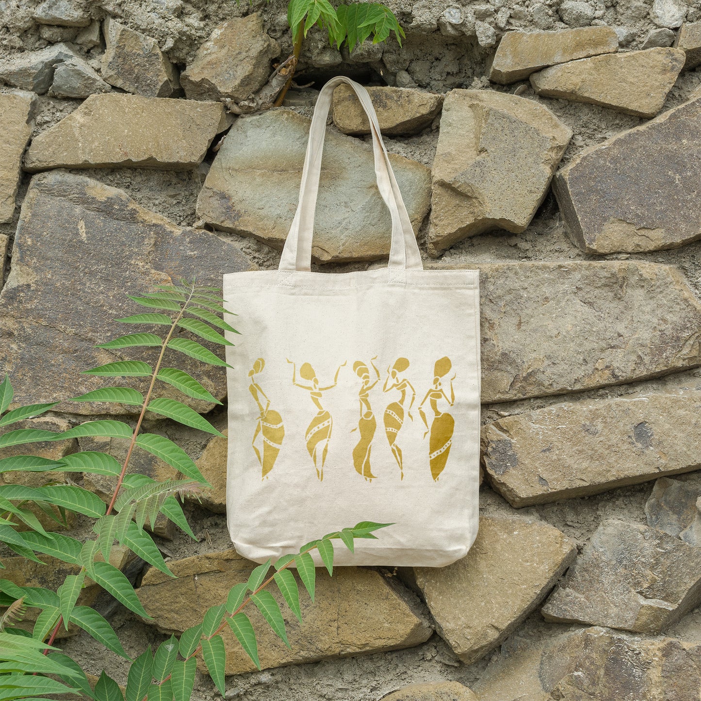 African women dancing | 100% Organic Cotton tote bag-Tote bags-Adnil Creations