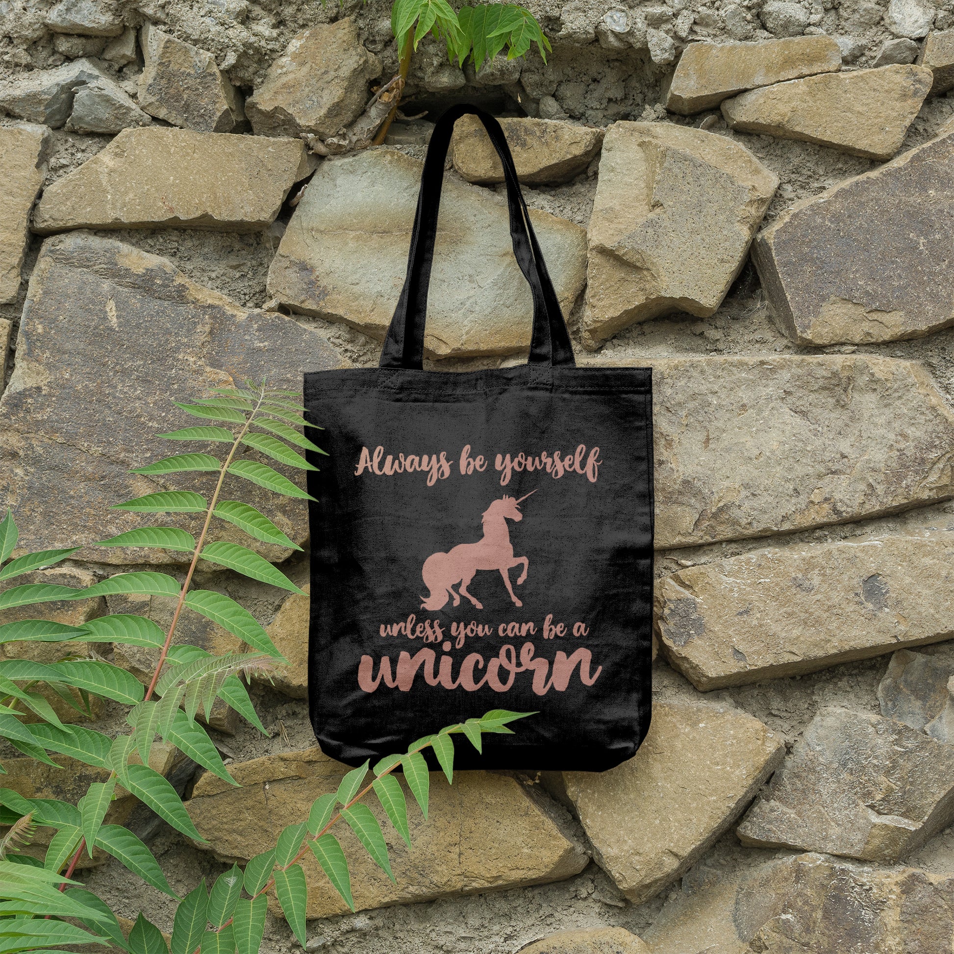 Always be yourself unless you can be a unicorn, then always be a unicorn | 100% Organic Cotton tote bag-Tote bags-Adnil Creations