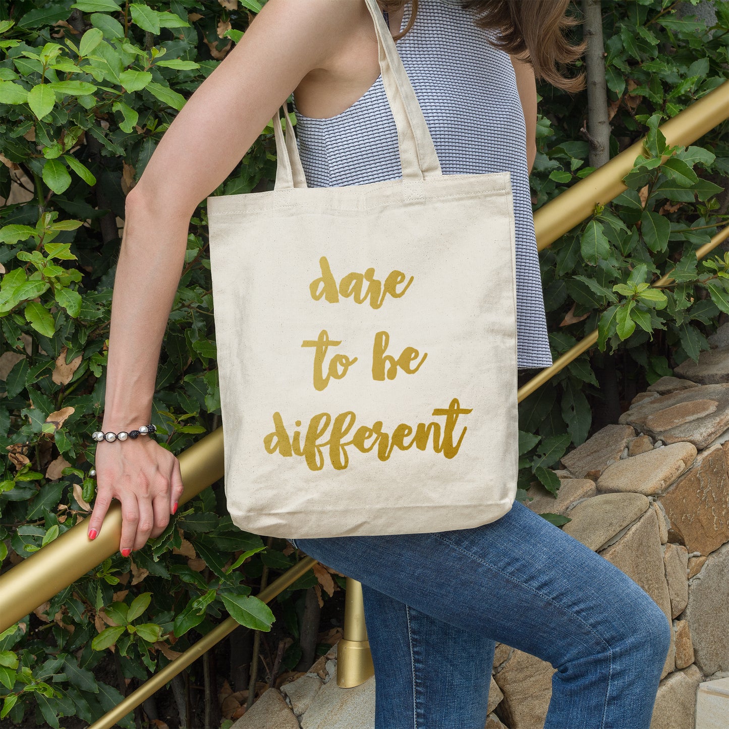 Dare to be different | 100% Organic Cotton tote bag