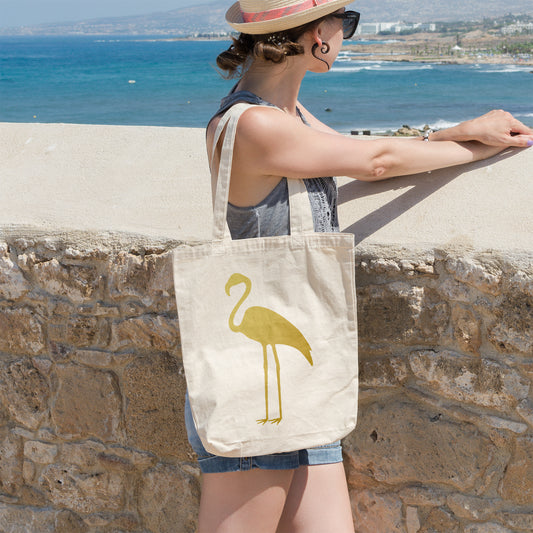 Flamingo | 100% Organic Cotton tote bag