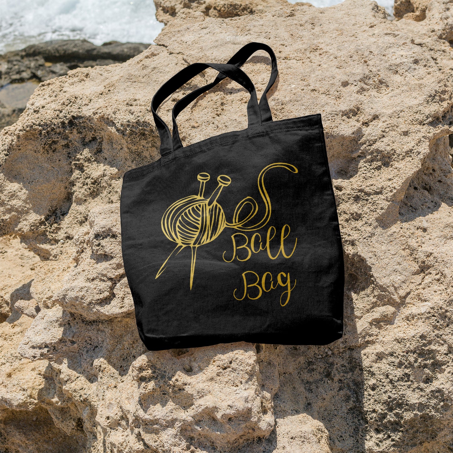 Ball bag | 100% Organic Cotton tote bag-Tote bags-Adnil Creations