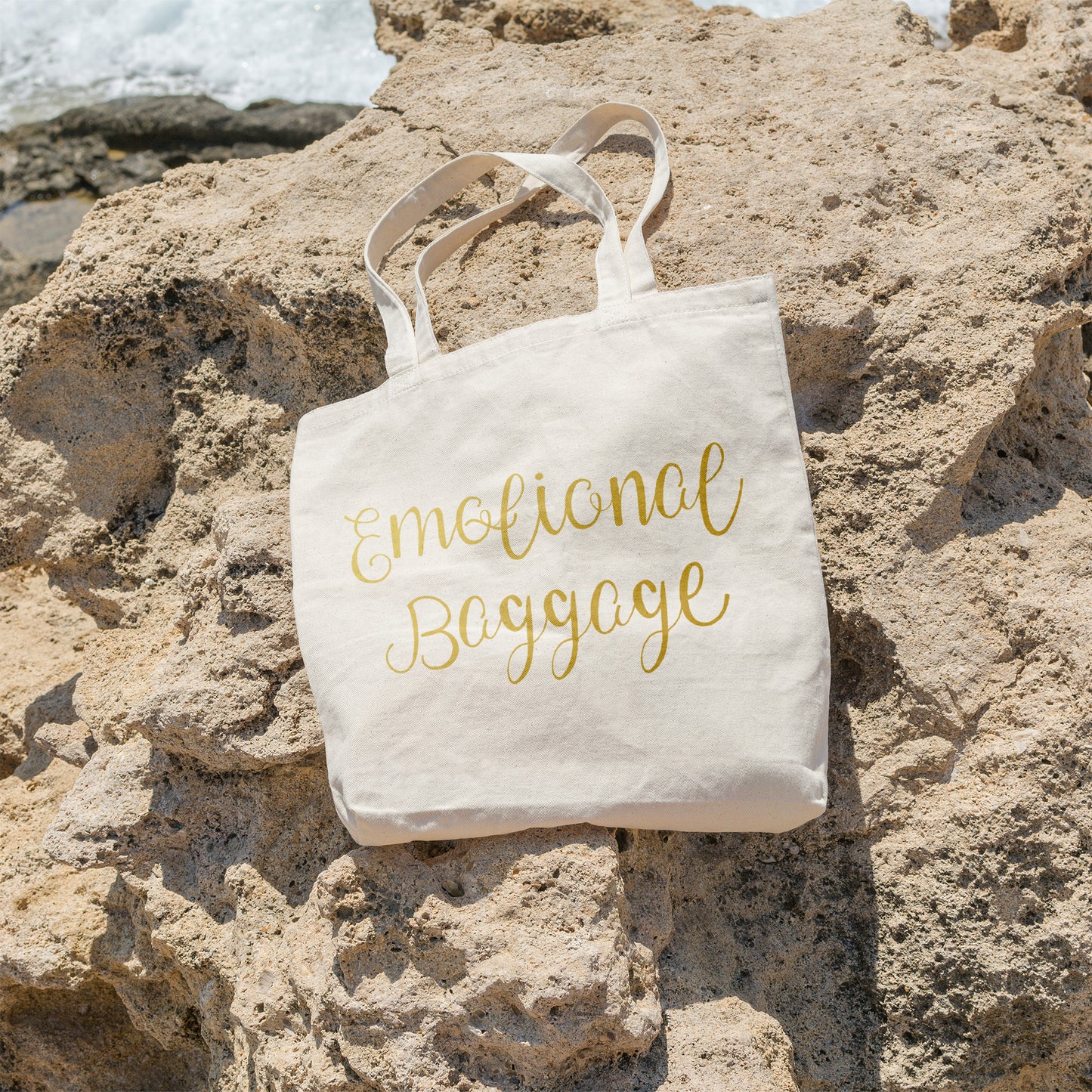 Emotional baggage | 100% Organic Cotton tote bag