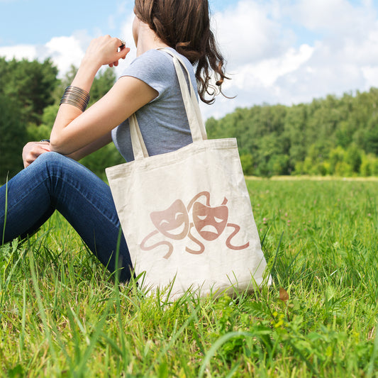 Comedy and tragedy | 100% Organic Cotton tote bag