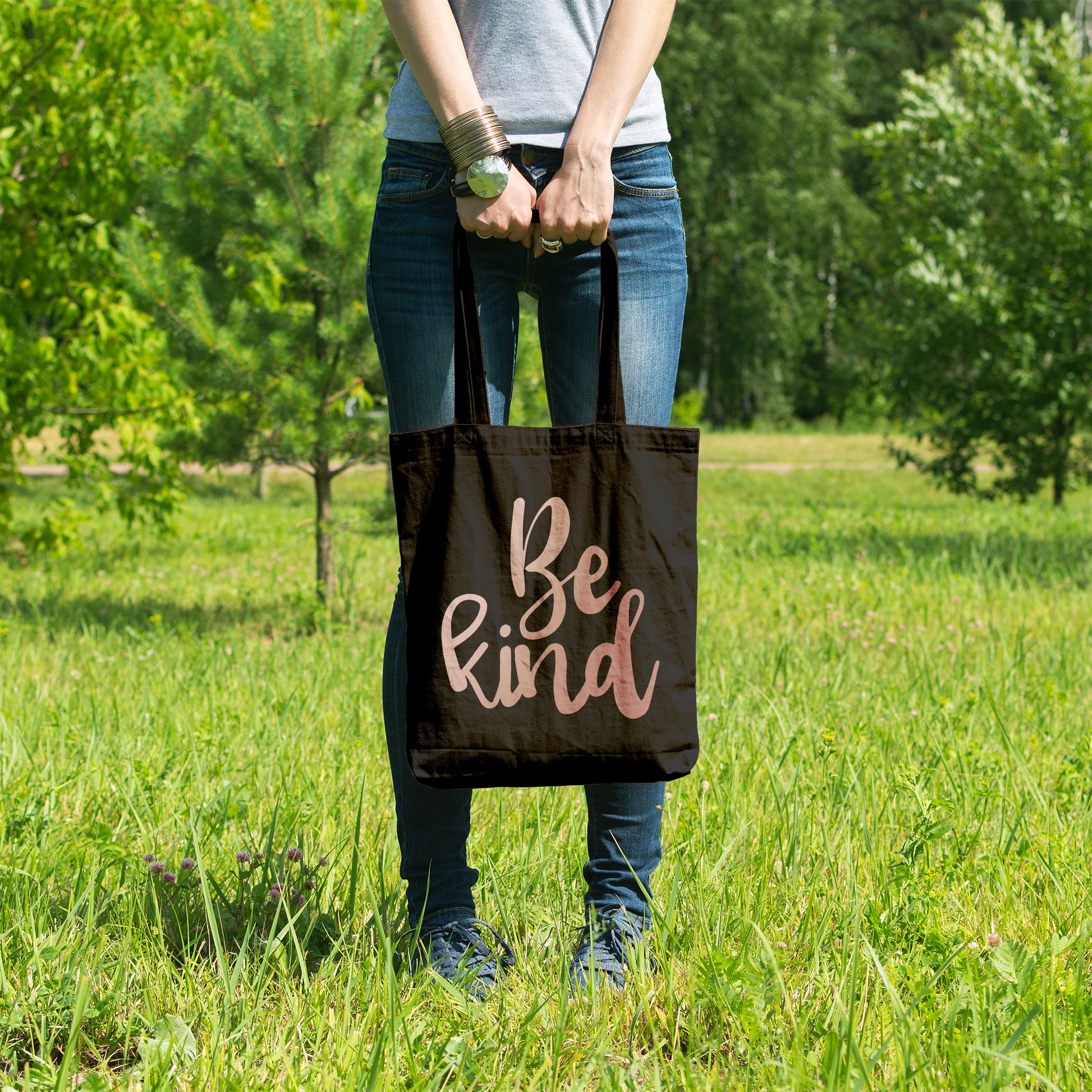 Be kind | 100% Organic Cotton tote bag-Tote bags-Adnil Creations