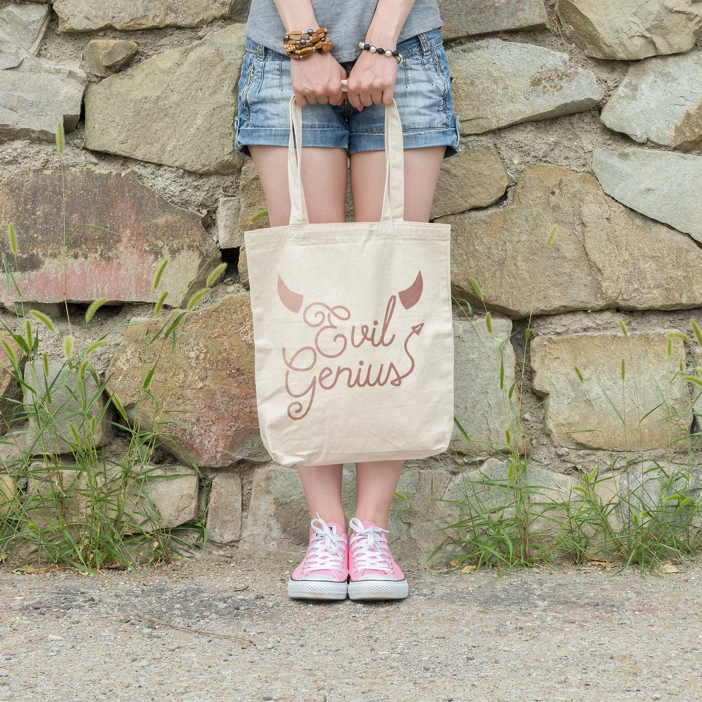 Evil genius | 100% Organic Cotton tote bag