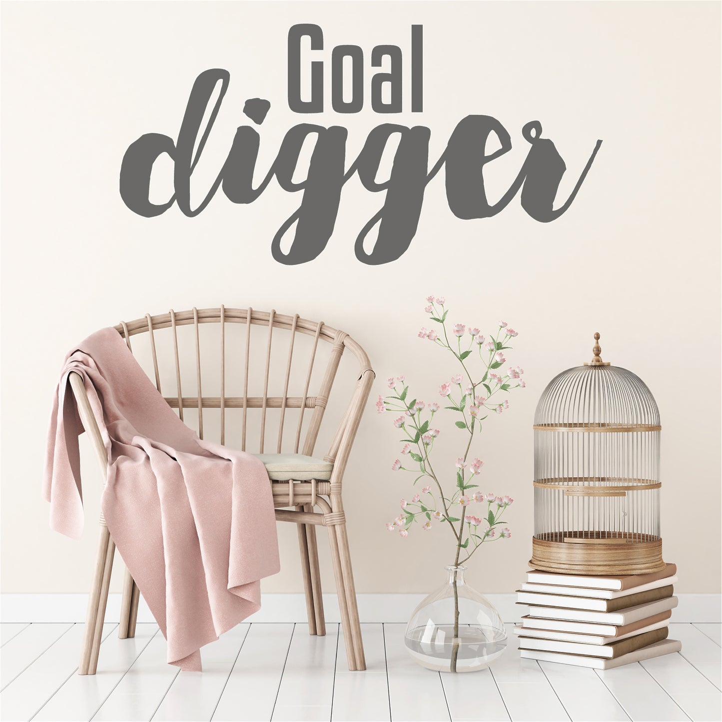 Goal digger | Wall quote-Wall quote-Adnil Creations