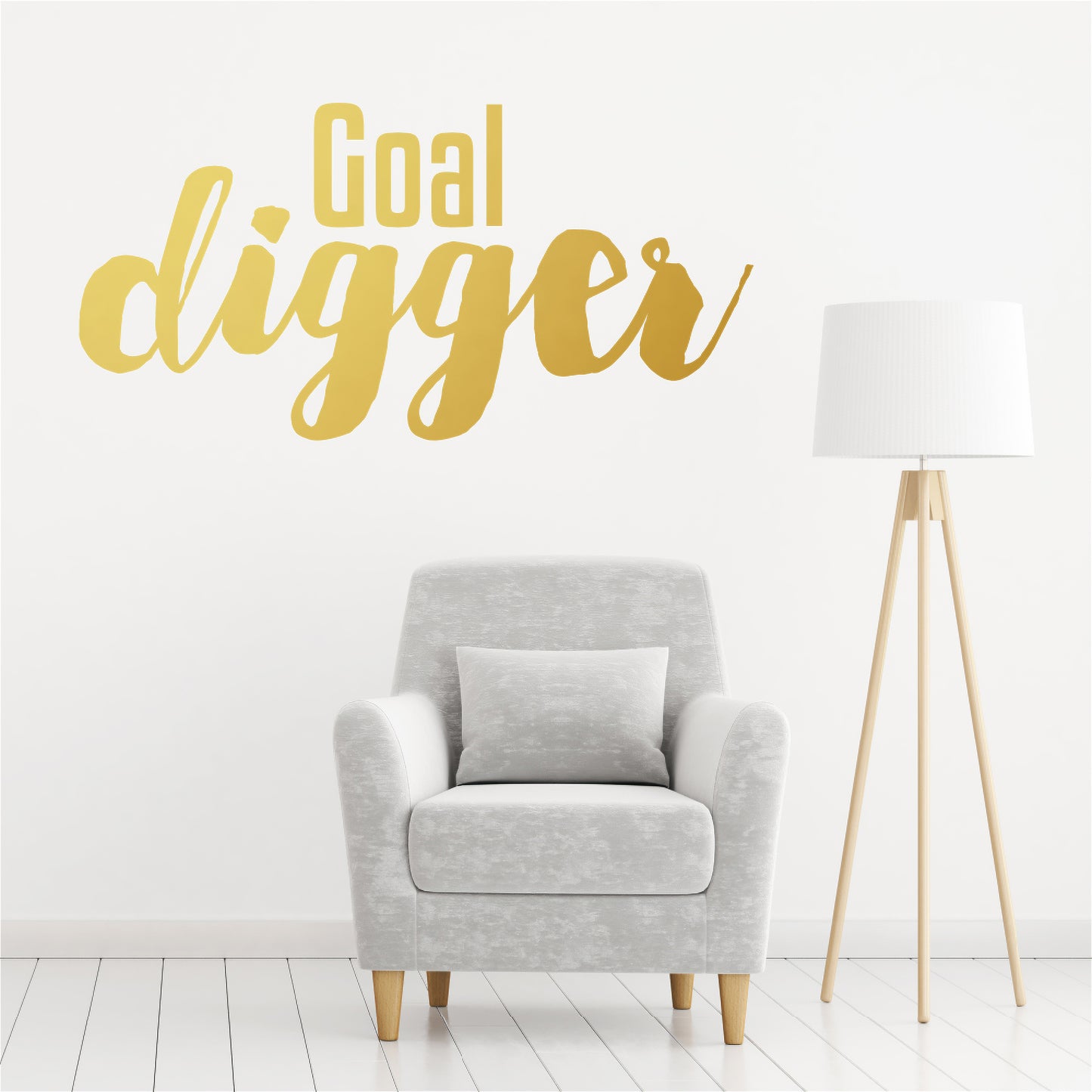 Goal digger | Wall quote-Wall quote-Adnil Creations