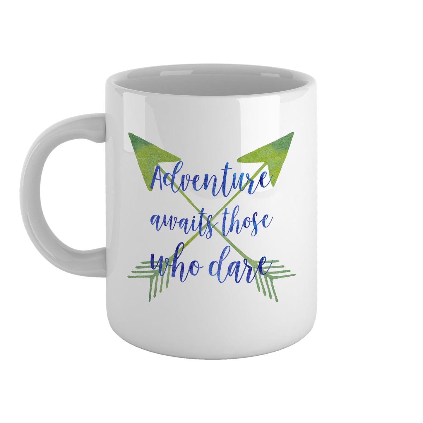 Adventure awaits those who dare | Ceramic mug-Ceramic mug-Adnil Creations