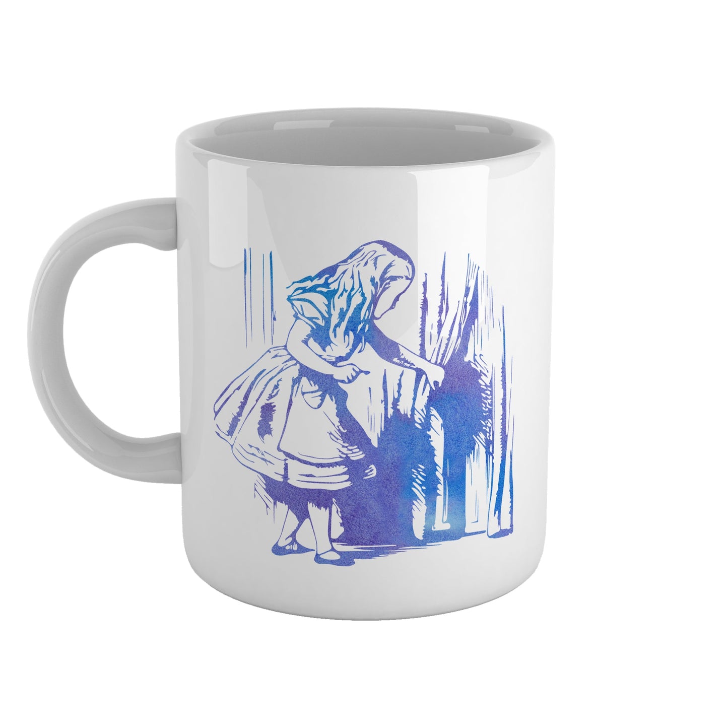 Alice and the door | Ceramic mug-Ceramic mug-Adnil Creations