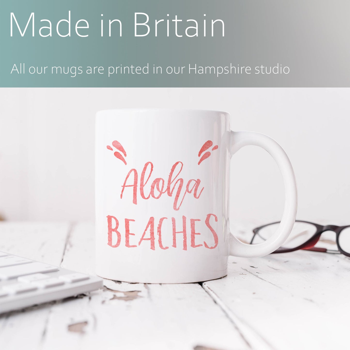 Aloha beaches | Ceramic mug-Ceramic mug-Adnil Creations