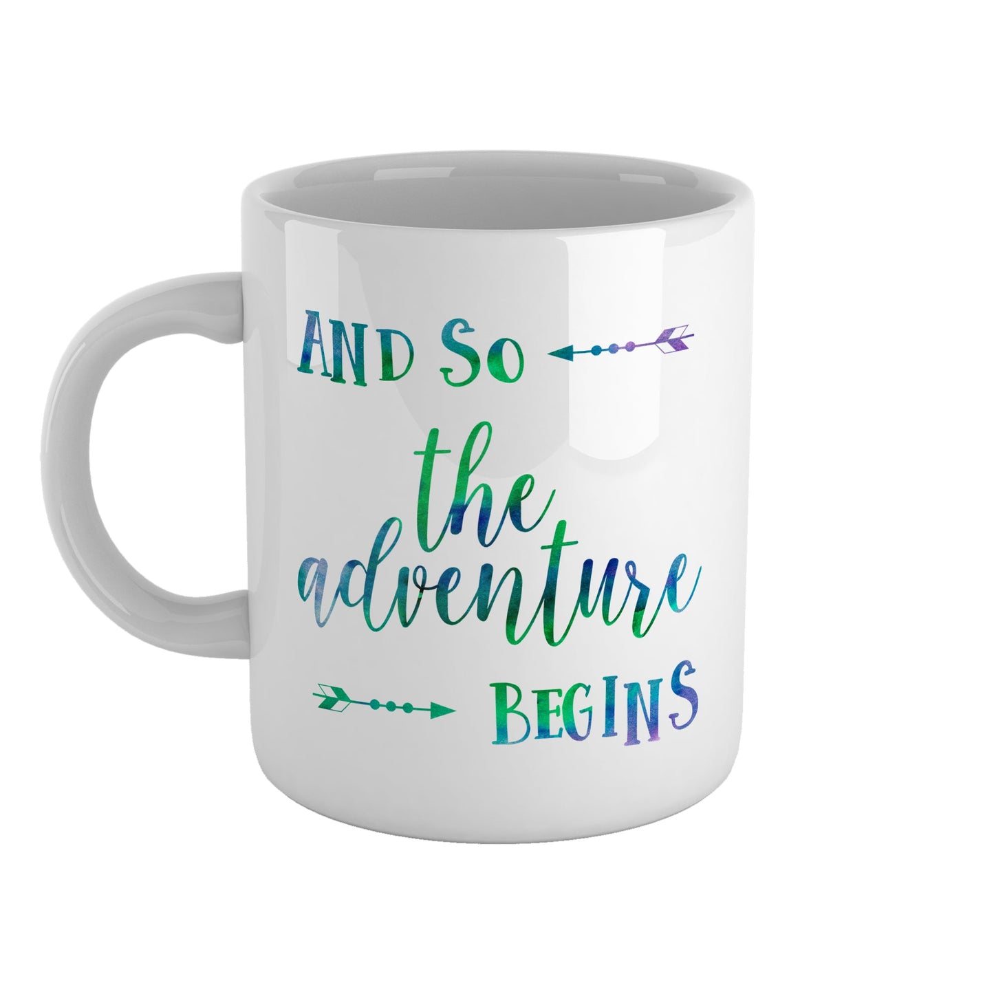 And so the adventure begins | Ceramic mug-Ceramic mug-Adnil Creations