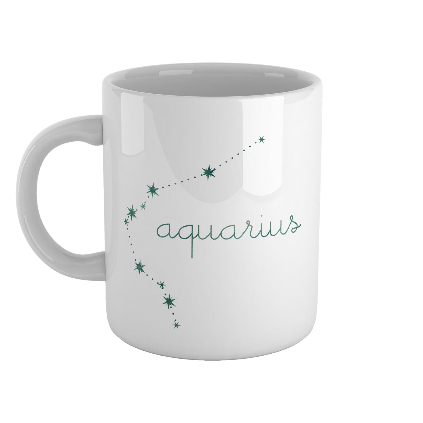 Aquarius constellation | Ceramic mug-Ceramic mug-Adnil Creations