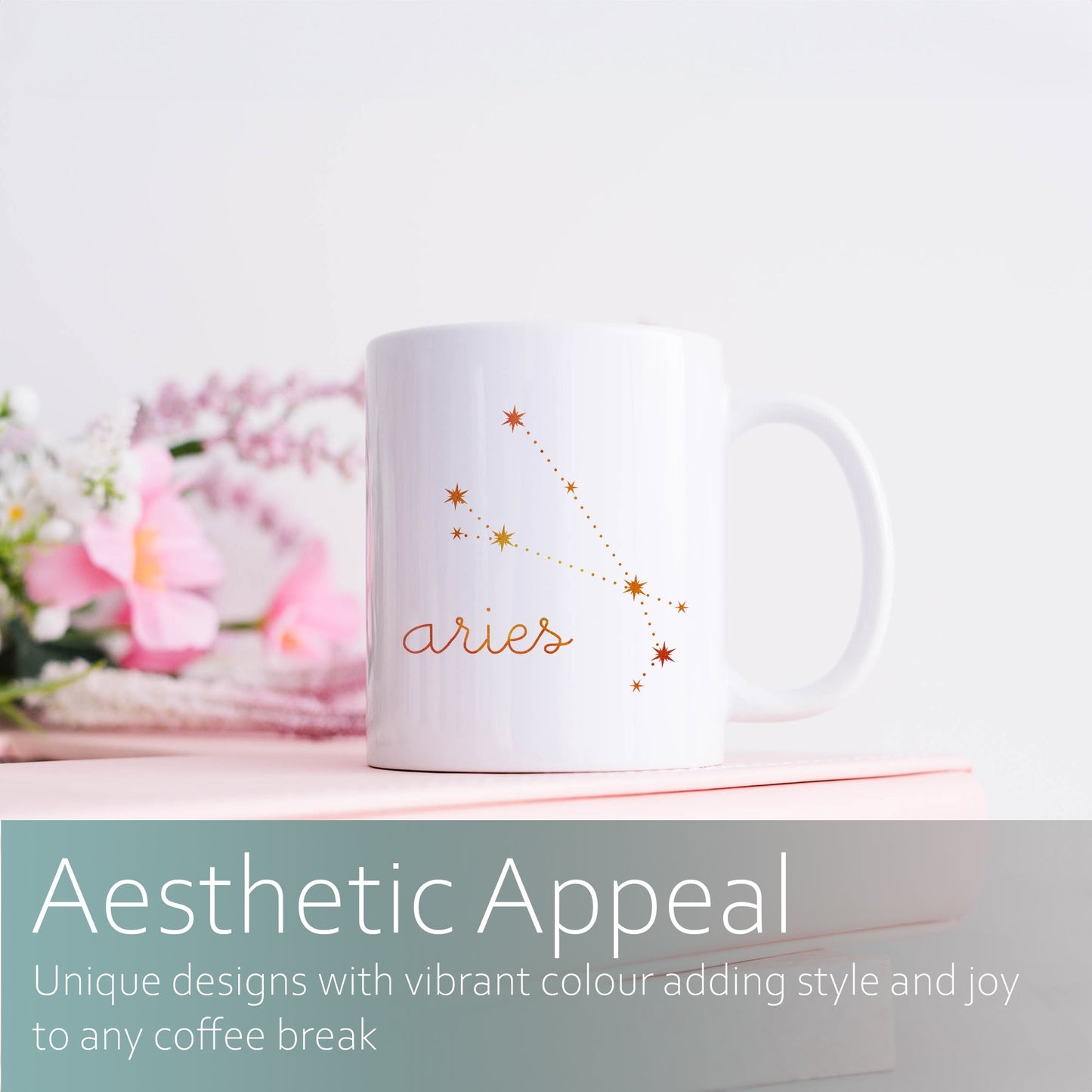 Aries constellation | Ceramic mug-Ceramic mug-Adnil Creations