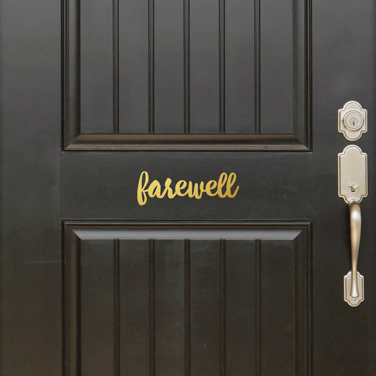 Farewell | Door decal-Door decal-Adnil Creations