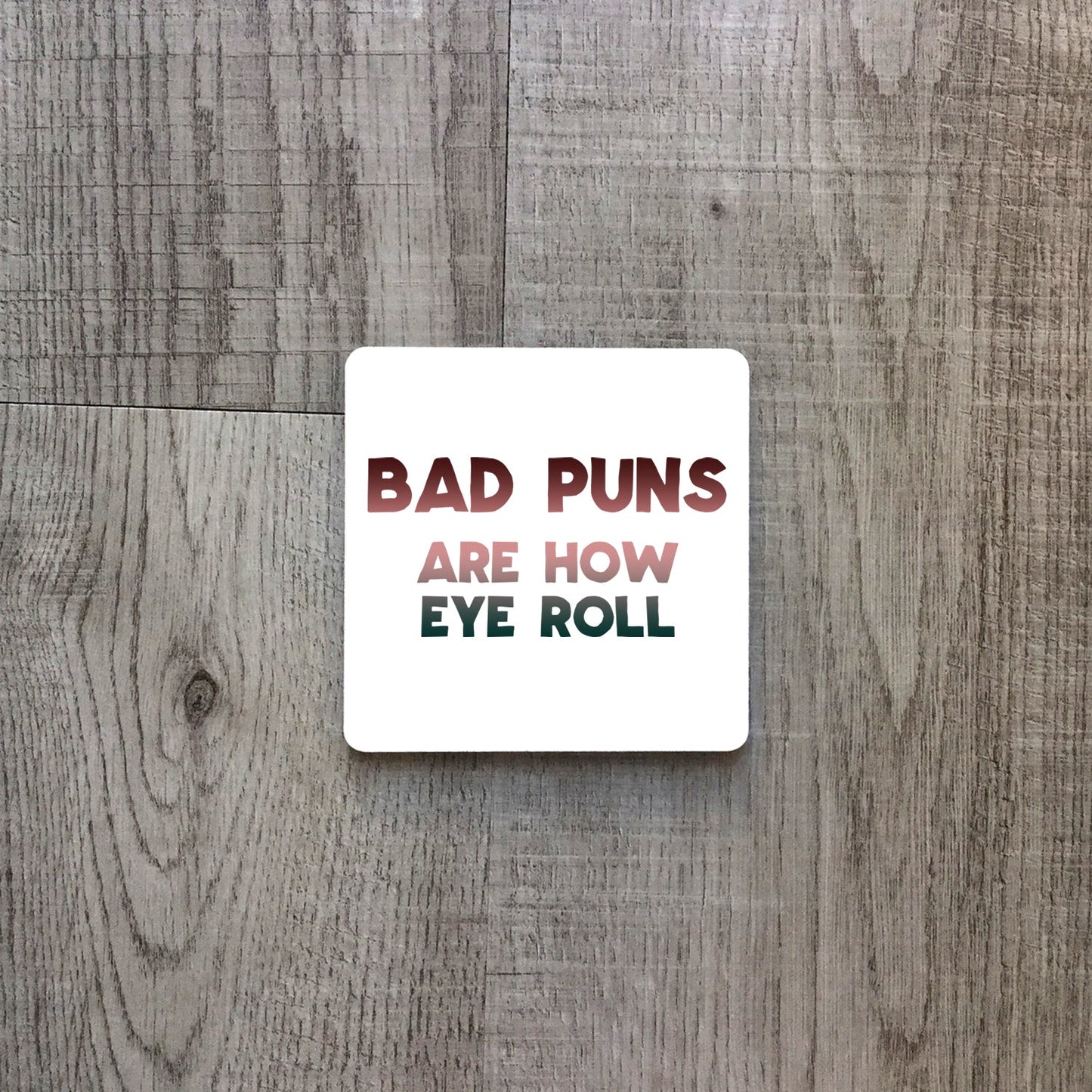 Bad puns are how eye roll | Ceramic mug-Ceramic mug-Adnil Creations