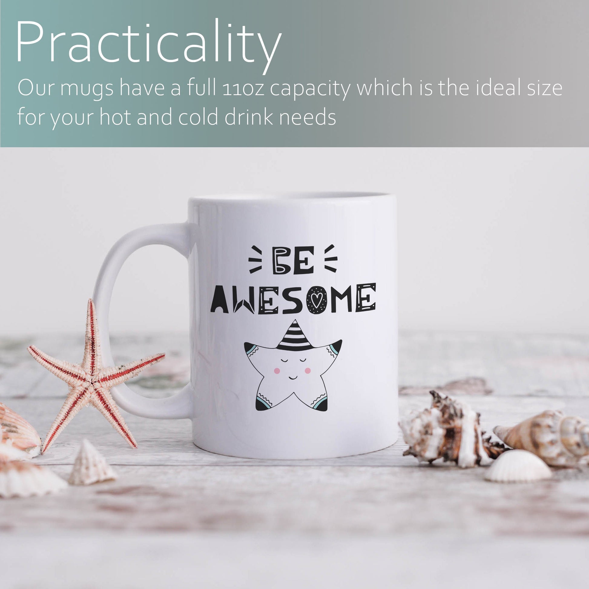 Be awesome | Ceramic mug-Ceramic mug-Adnil Creations