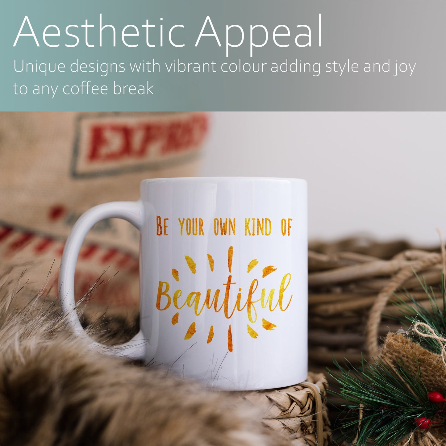 Be your own kind of beautiful | Ceramic mug-Ceramic mug-Adnil Creations