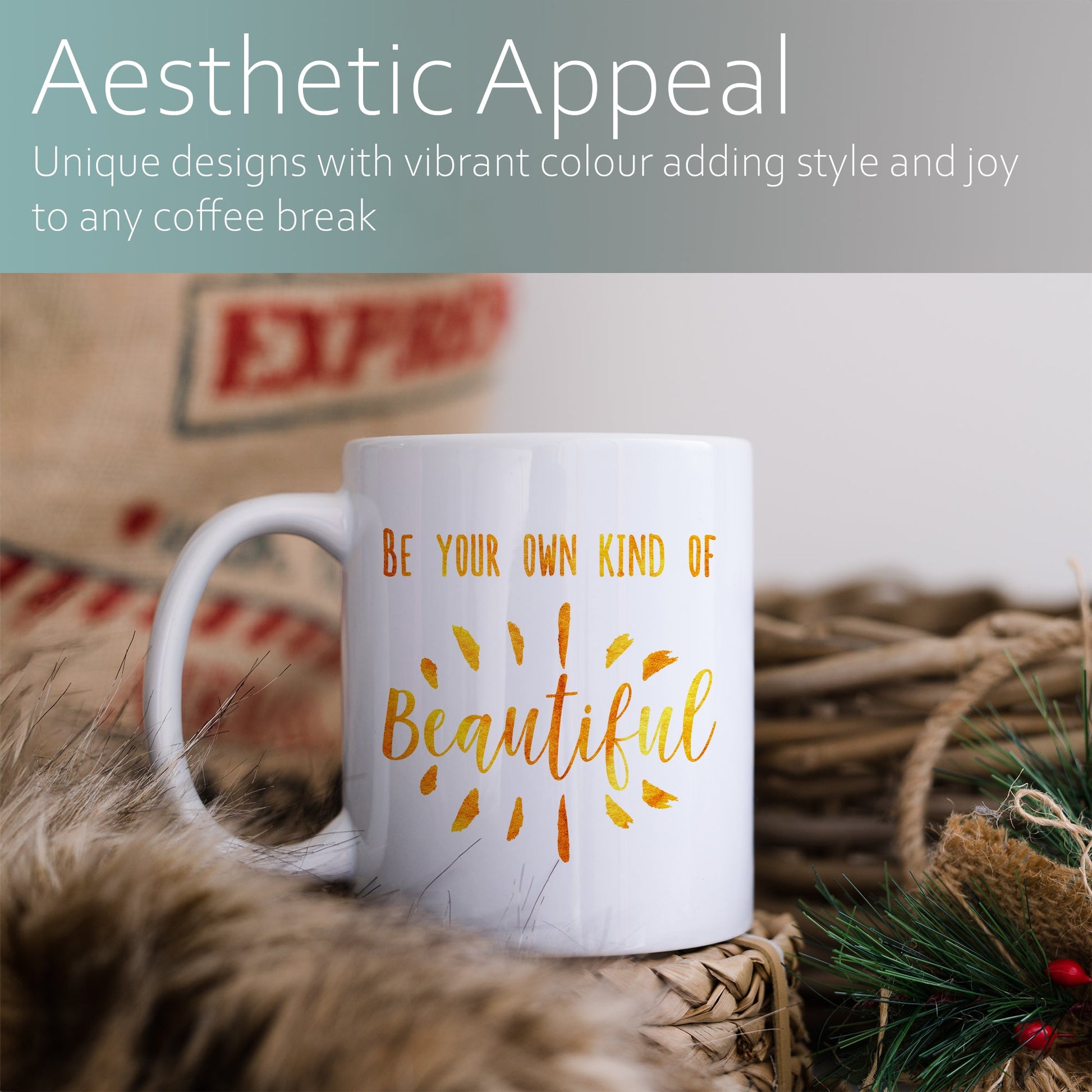 Be your own kind of beautiful | Ceramic mug-Ceramic mug-Adnil Creations