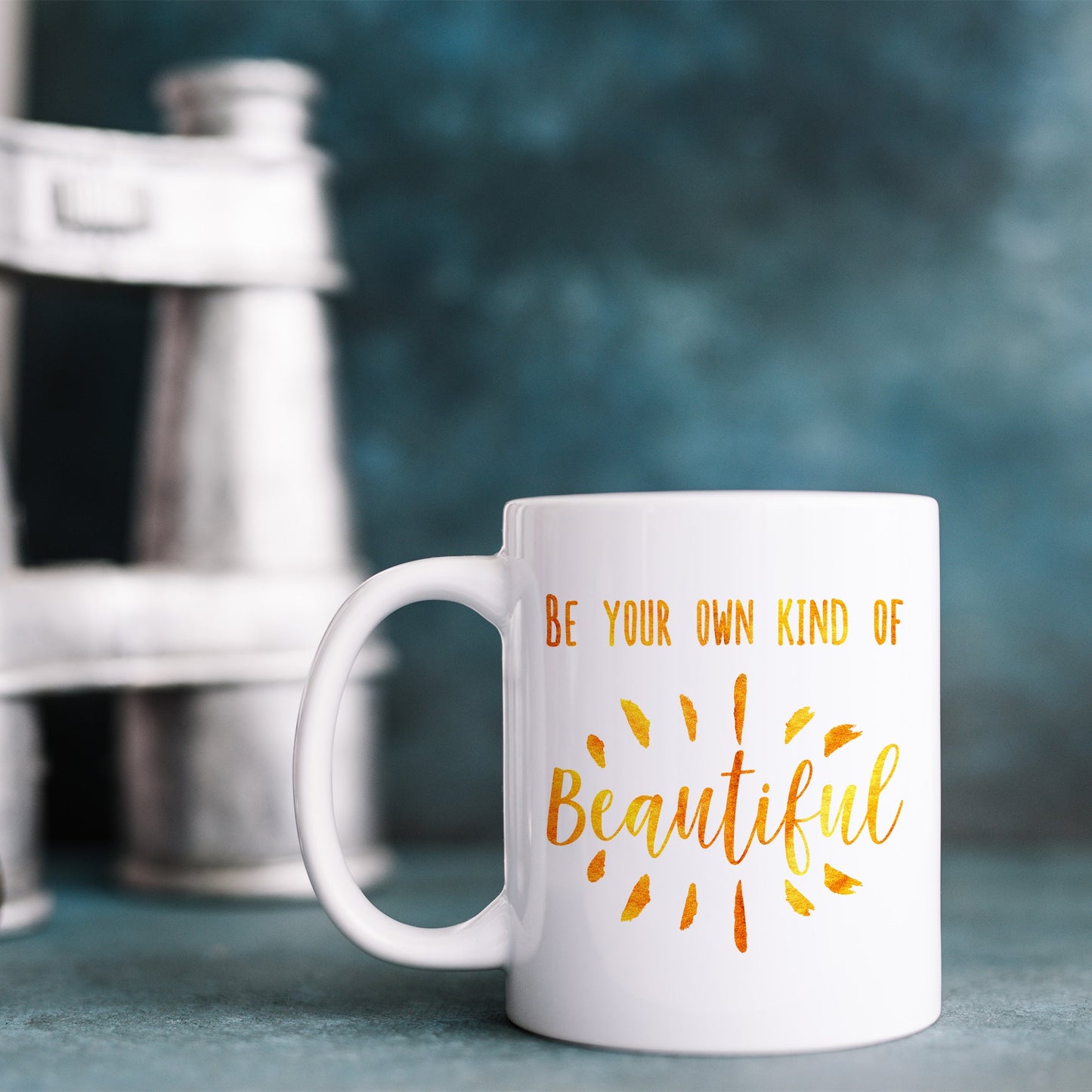 Be your own kind of beautiful | Ceramic mug-Ceramic mug-Adnil Creations