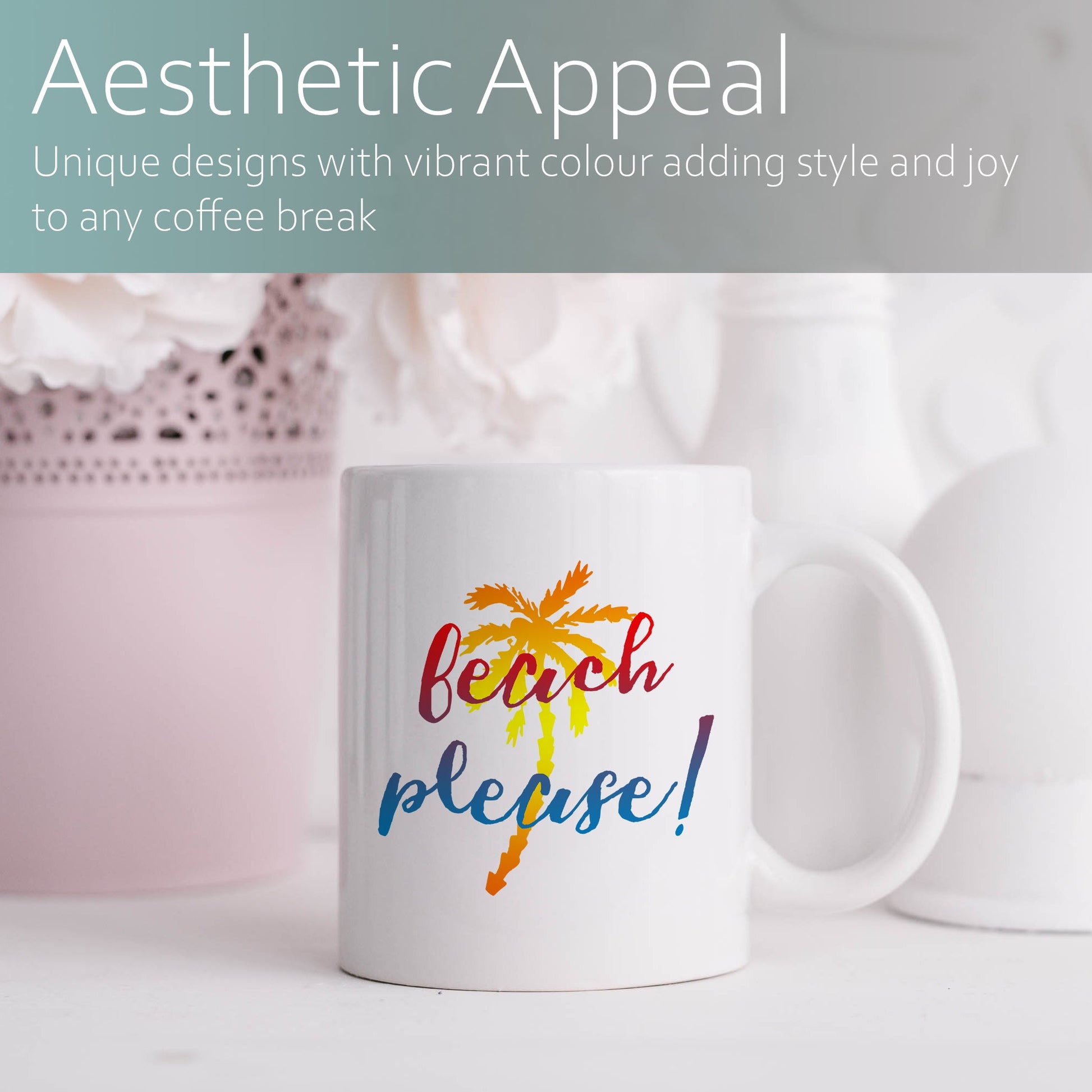 Beach please! | Ceramic mug-Ceramic mug-Adnil Creations