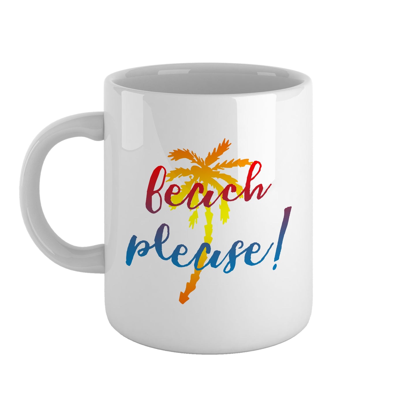 Beach please! | Ceramic mug-Ceramic mug-Adnil Creations