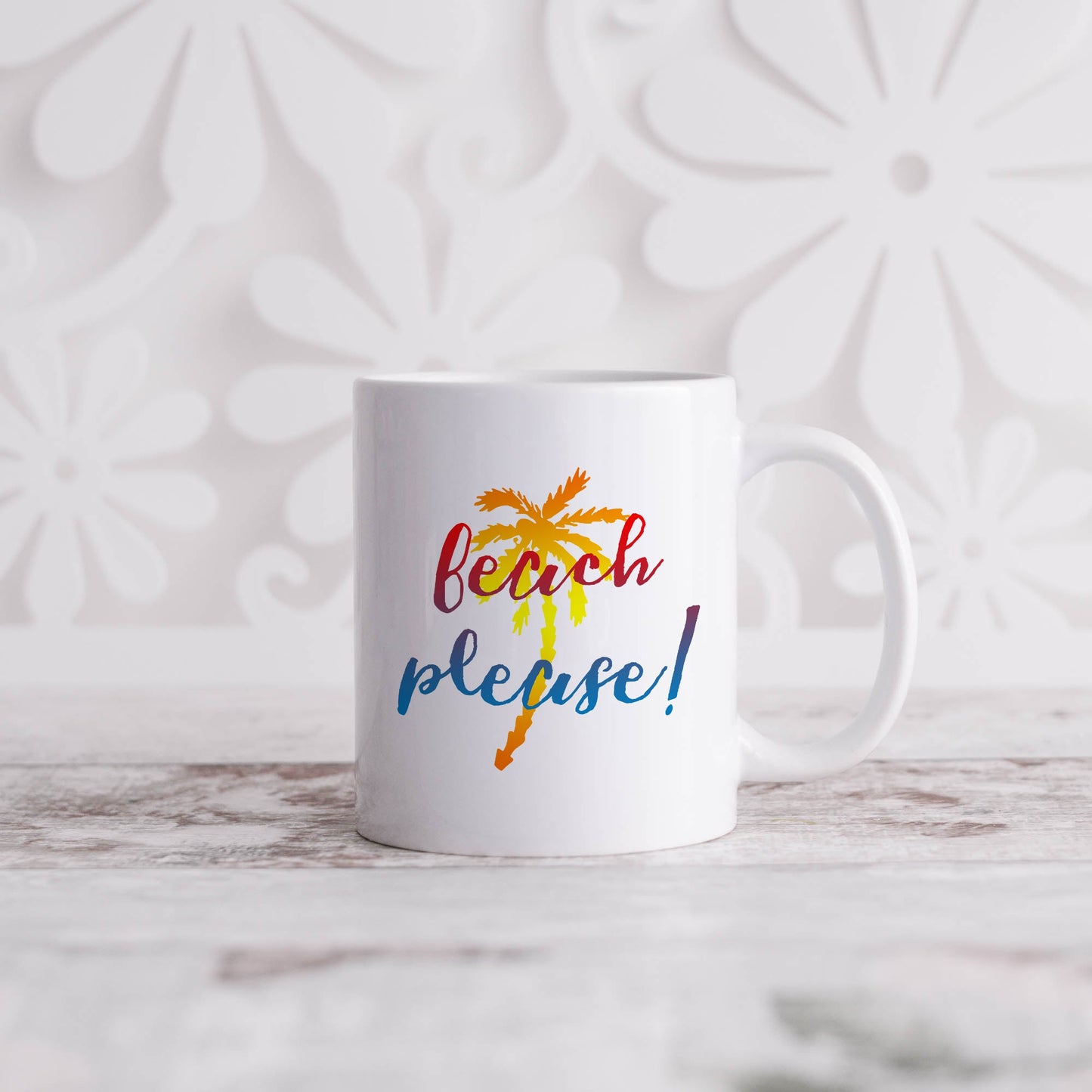 Beach please! | Ceramic mug-Ceramic mug-Adnil Creations