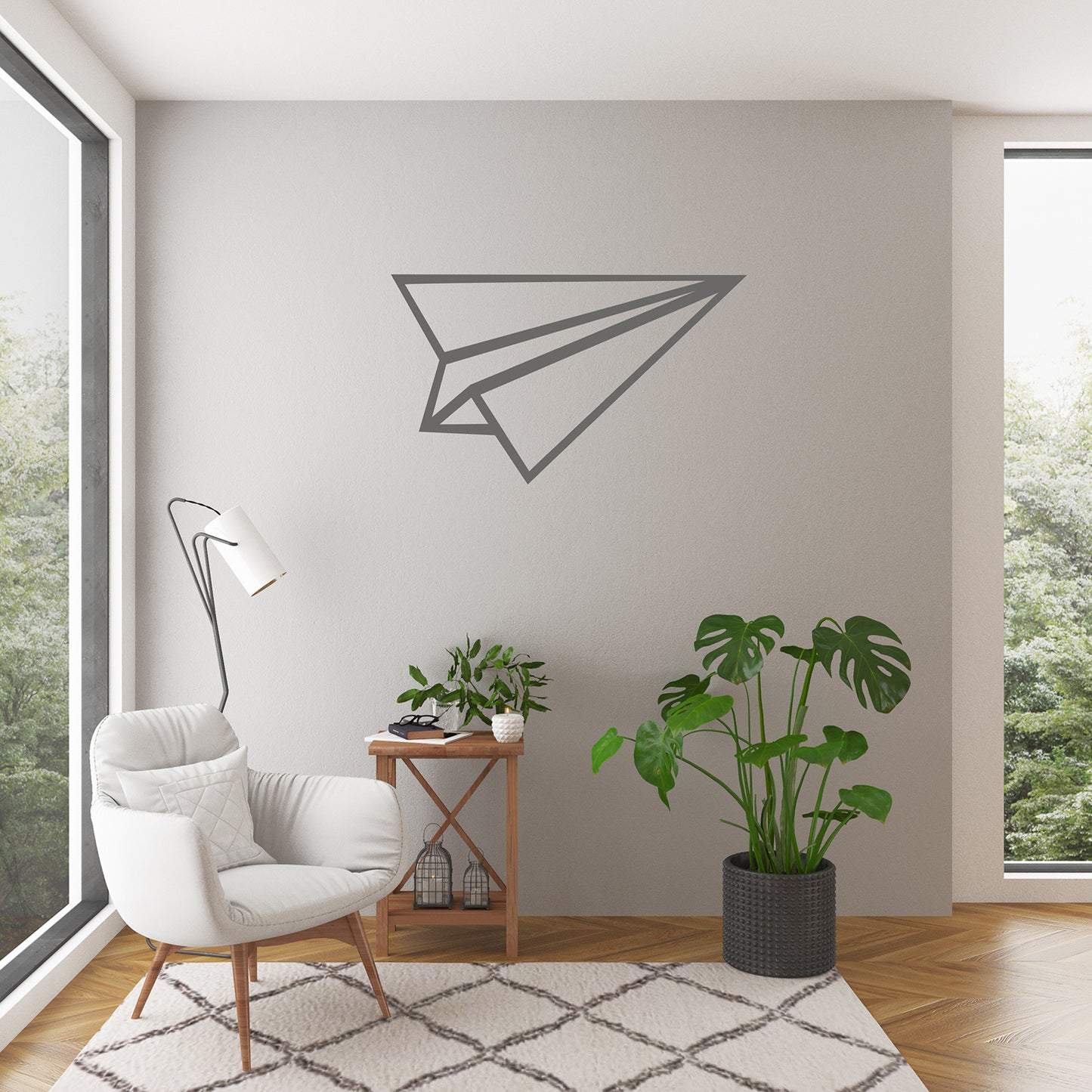 Paper aeroplane | Wall decal-Wall art-Adnil Creations