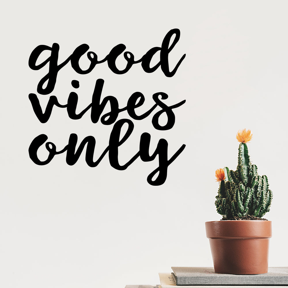 Good vibes only | Wall quote-Wall quote-Adnil Creations