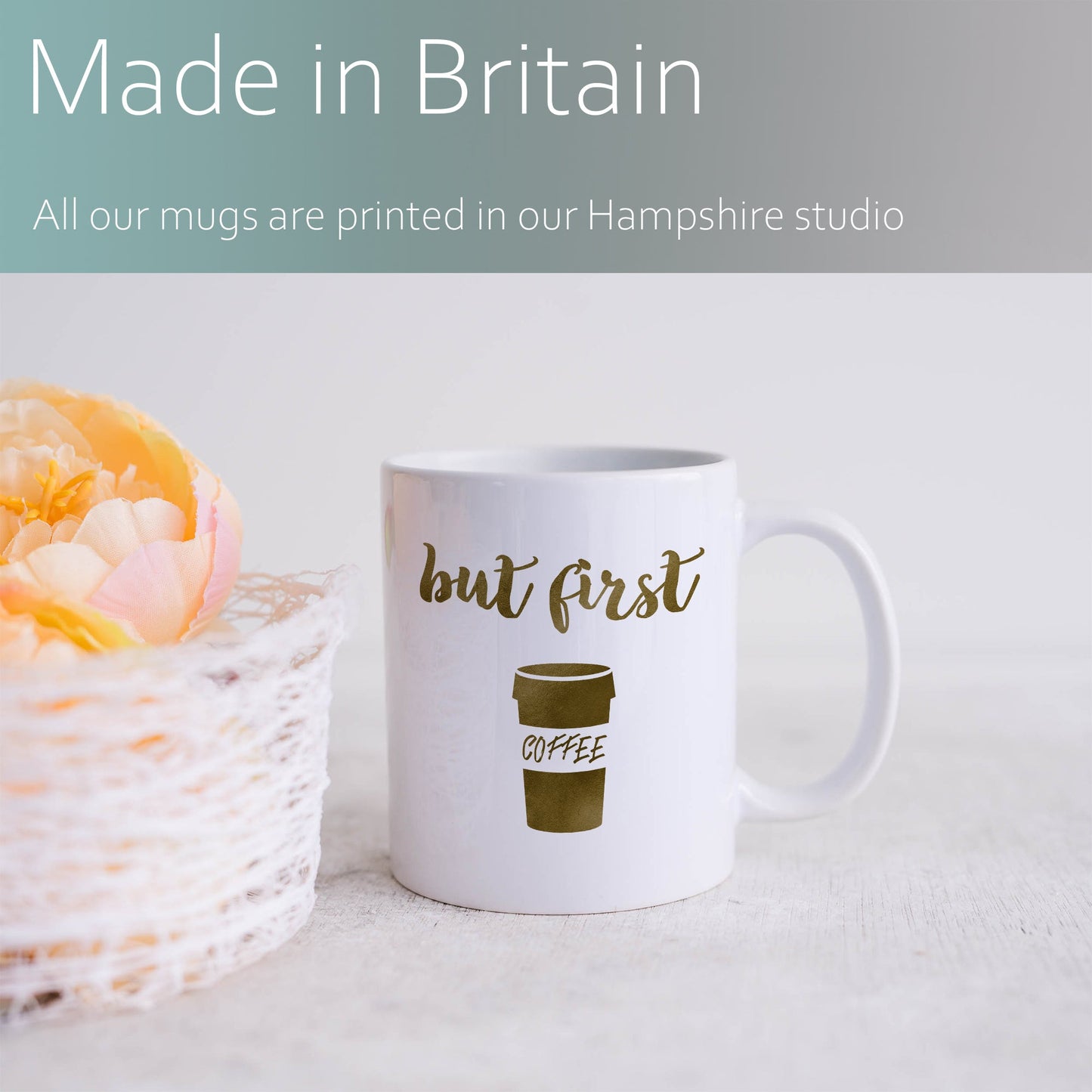 But first coffee | Ceramic mug-Ceramic mug-Adnil Creations