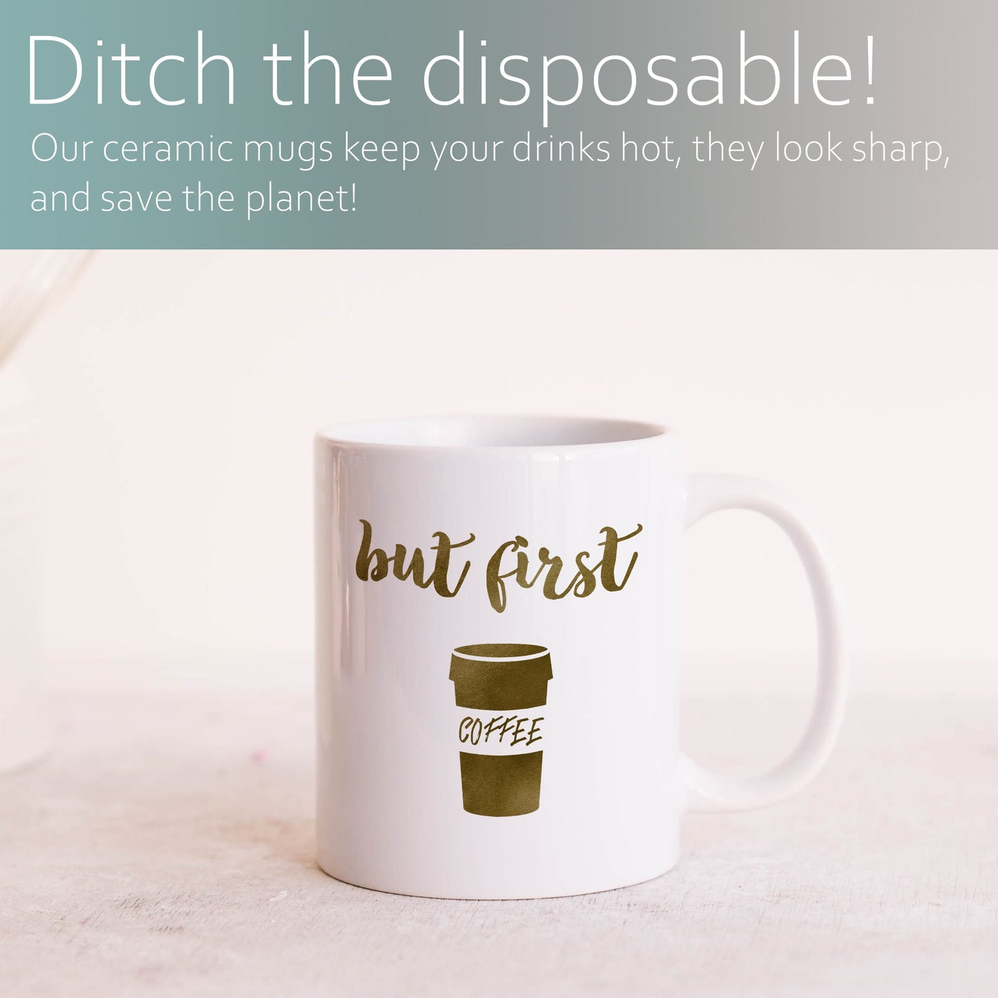 But first coffee | Ceramic mug-Ceramic mug-Adnil Creations