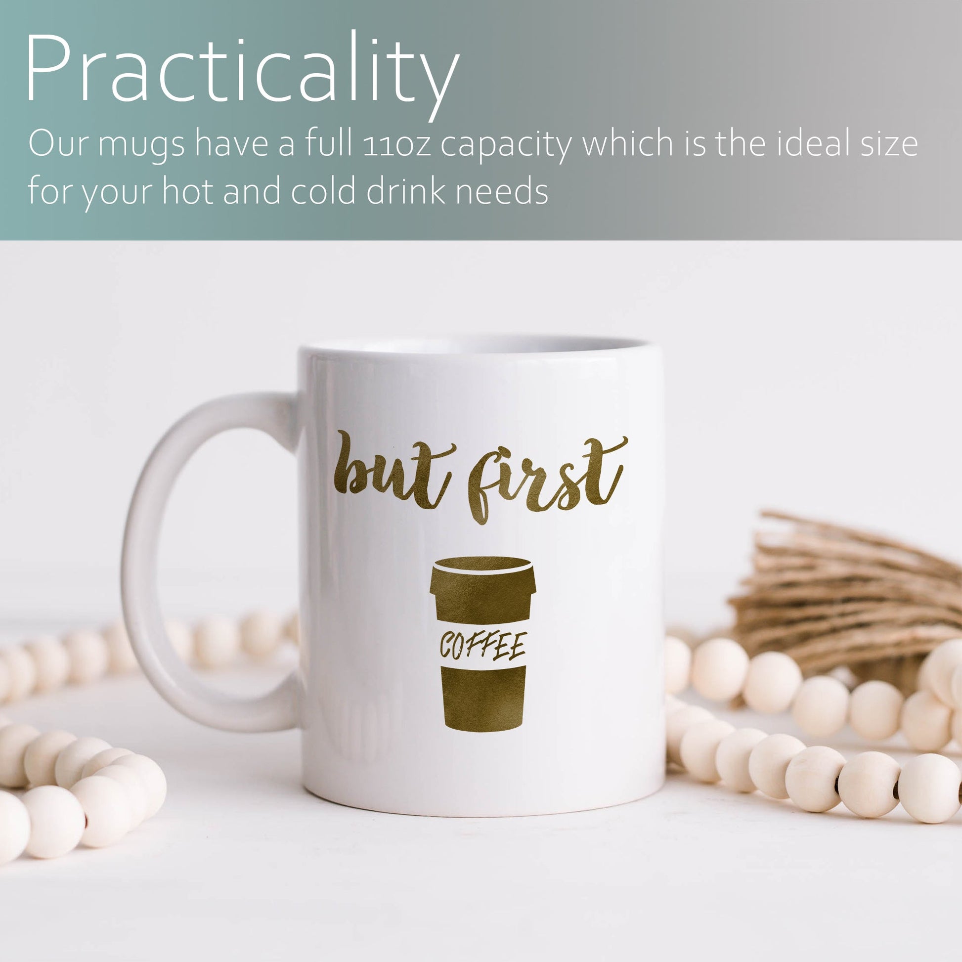 But first coffee | Ceramic mug-Ceramic mug-Adnil Creations