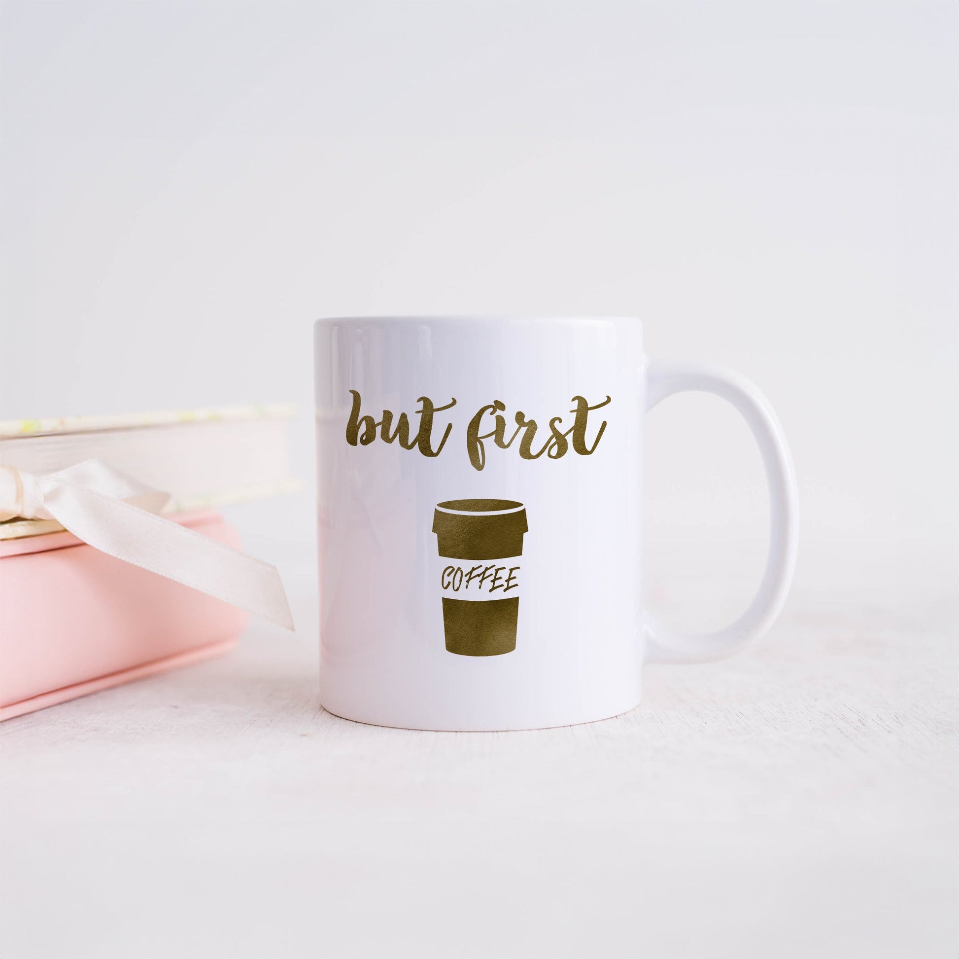 But first coffee | Ceramic mug-Ceramic mug-Adnil Creations