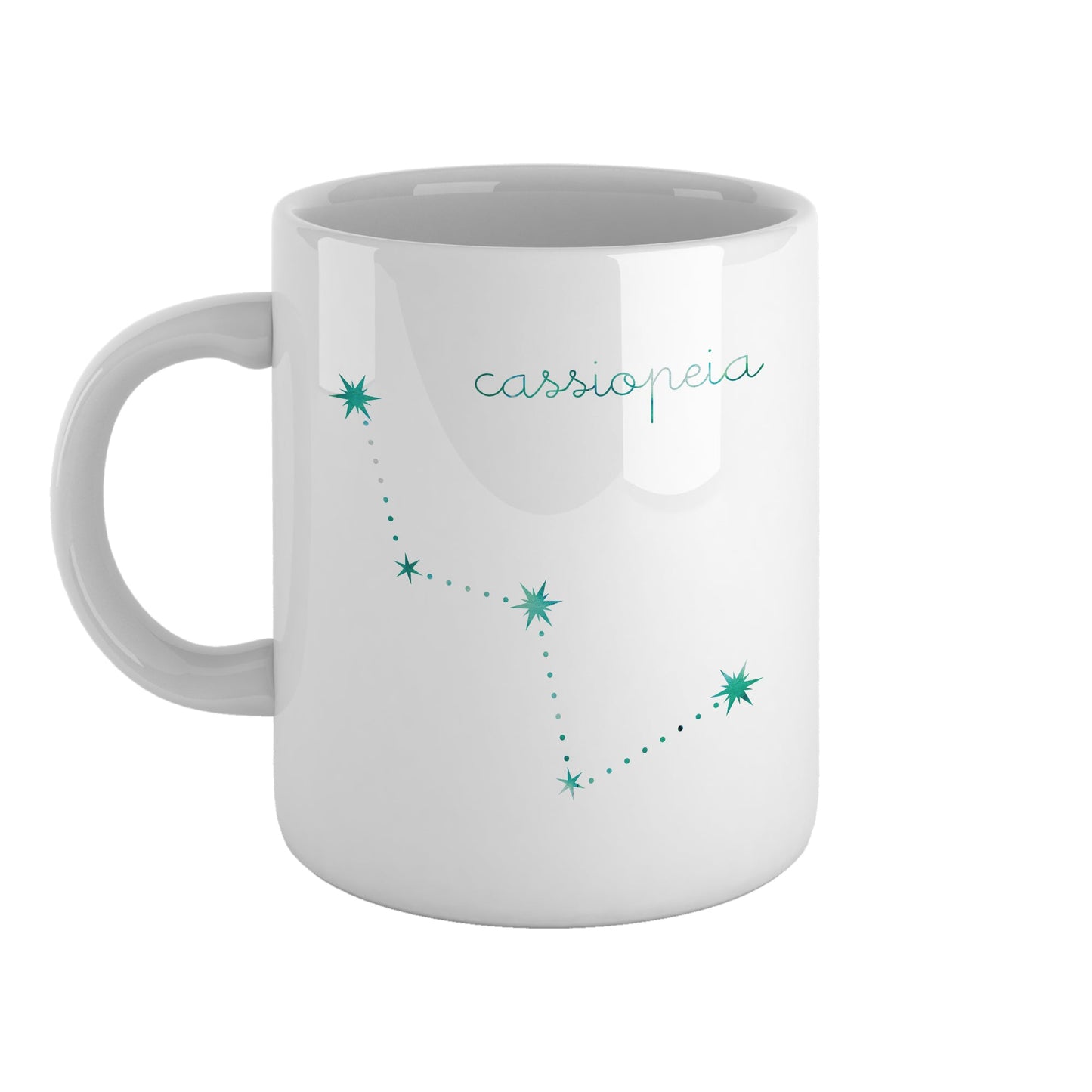 Cassiopeia constellation | Ceramic mug-Ceramic mug-Adnil Creations