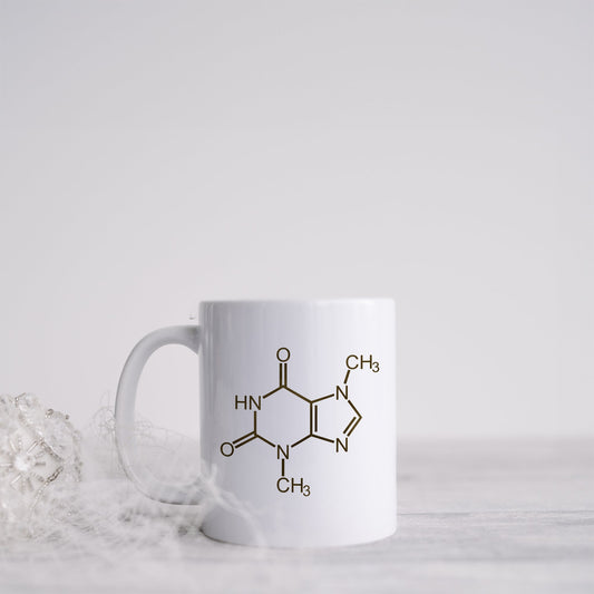 Chocolate molecule | Ceramic mug-Ceramic mug-Adnil Creations