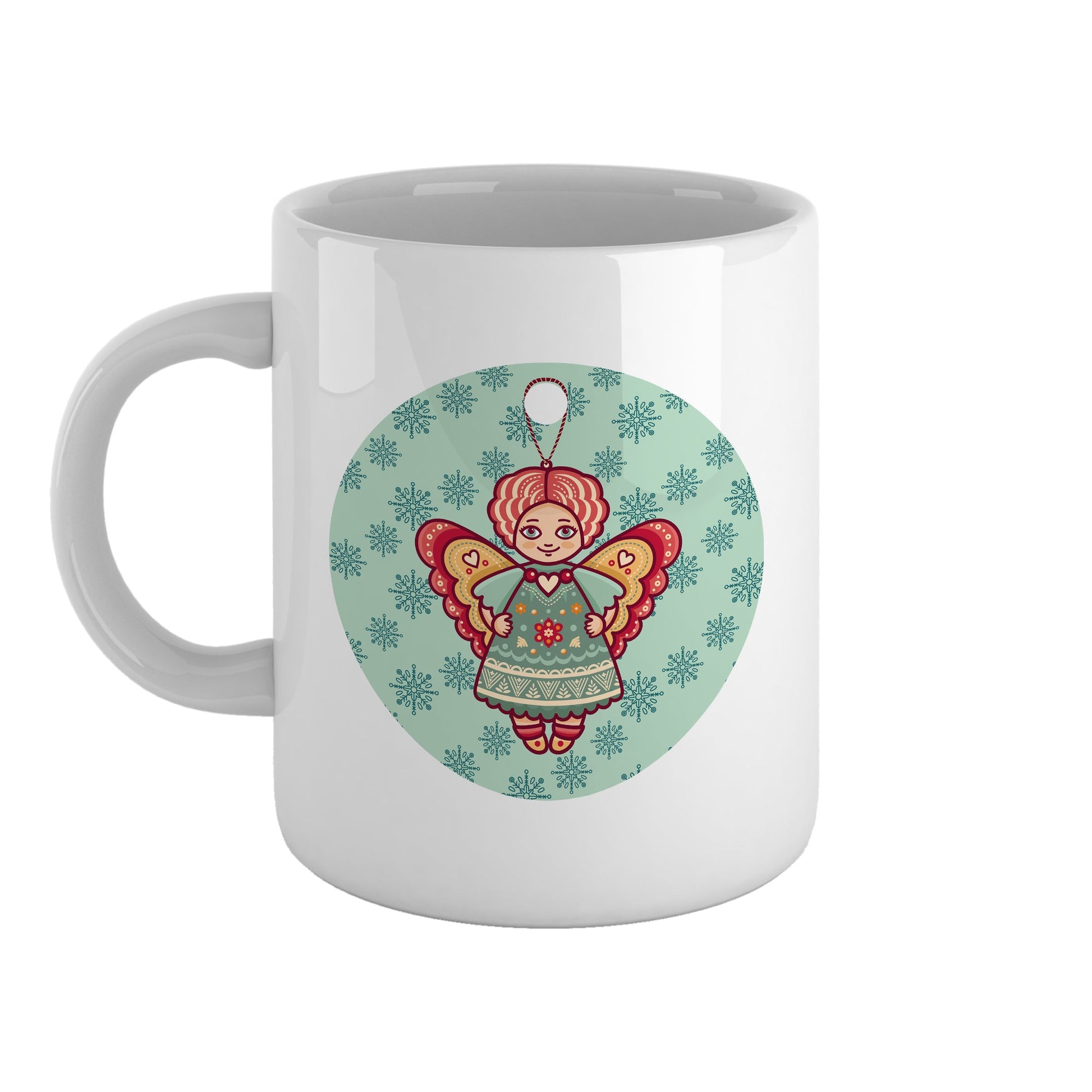 Christmas fairy | Ceramic mug-Ceramic mug-Adnil Creations