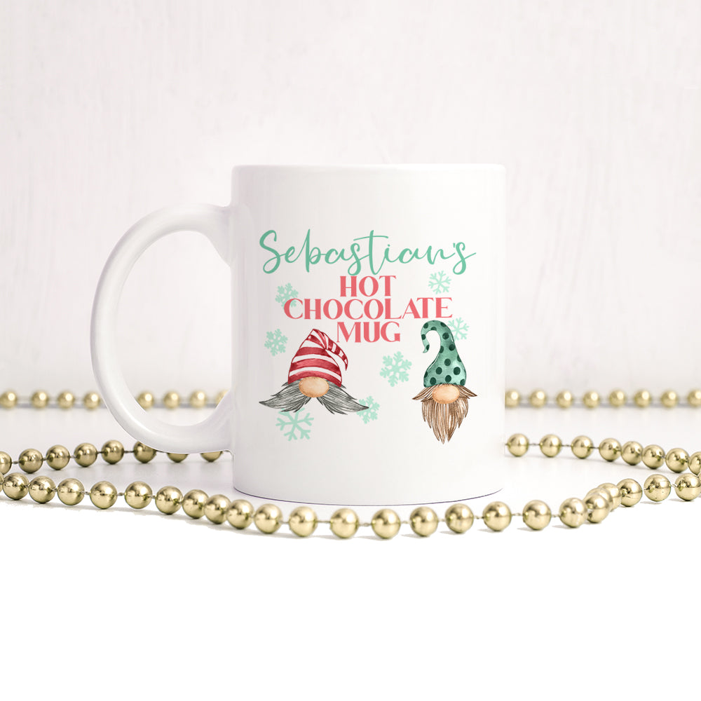 Christmas Hot chocolate mug with Name | Ceramic mug-Ceramic mug-Adnil Creations
