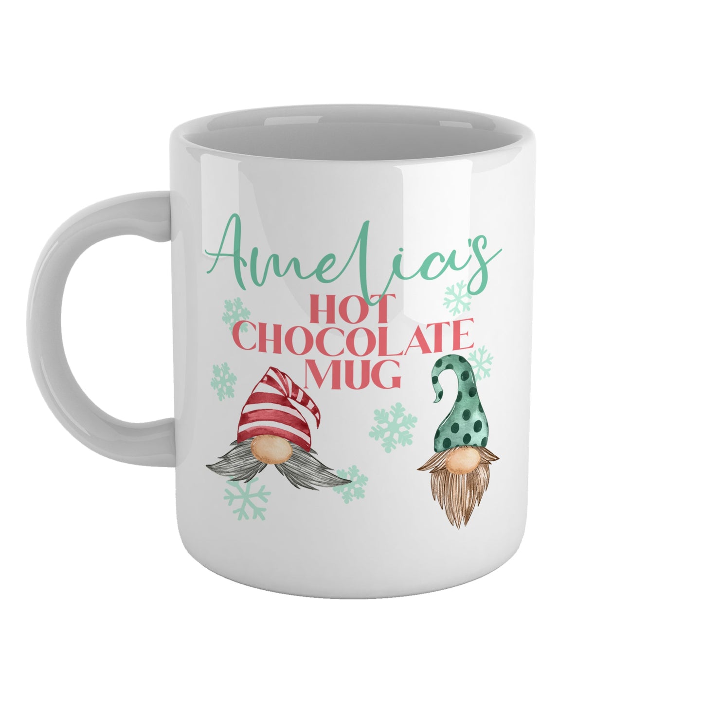 Christmas Hot chocolate mug with Name | Ceramic mug-Ceramic mug-Adnil Creations