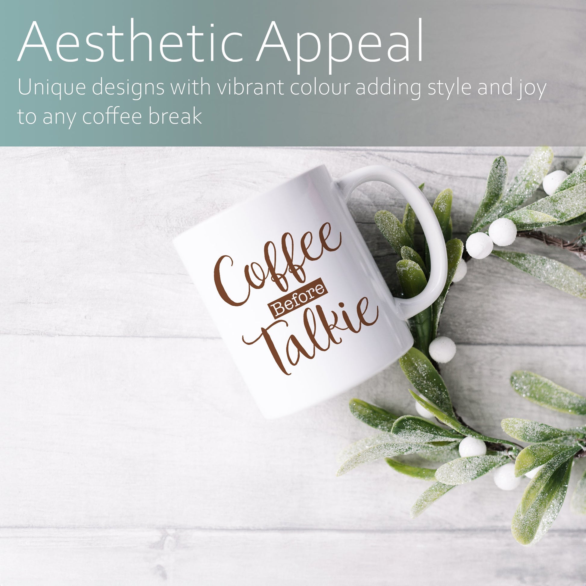 Coffee before talkie | Ceramic mug-Ceramic mug-Adnil Creations