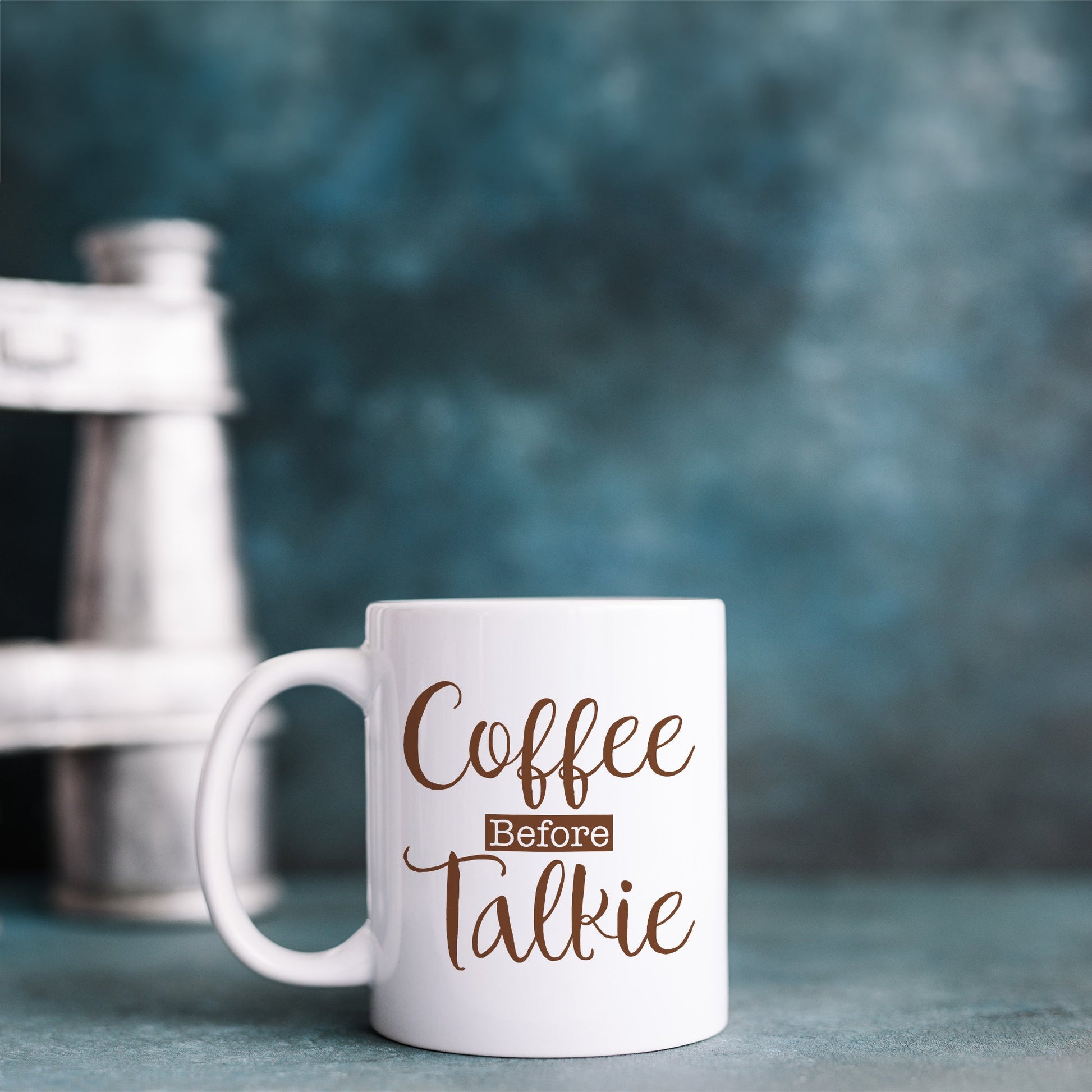 Coffee before talkie | Ceramic mug-Ceramic mug-Adnil Creations